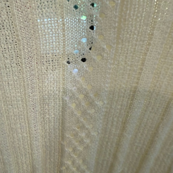 Aeropostale Women's Ivory Cardigan medium - Picture 3 of 5